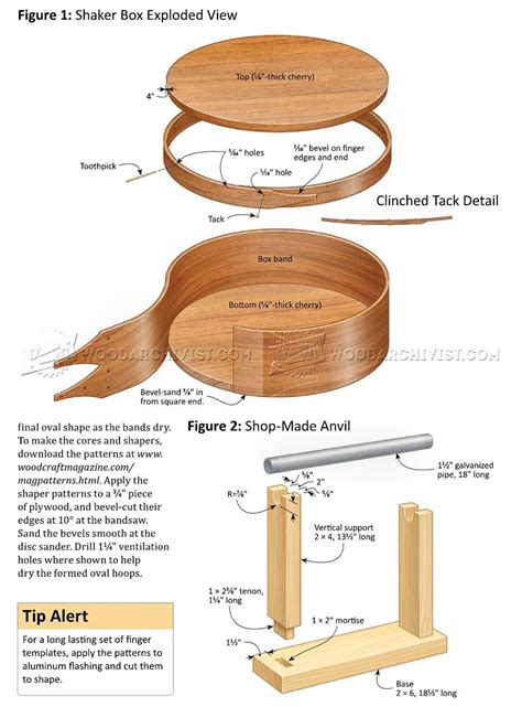 wooden shaker box plans